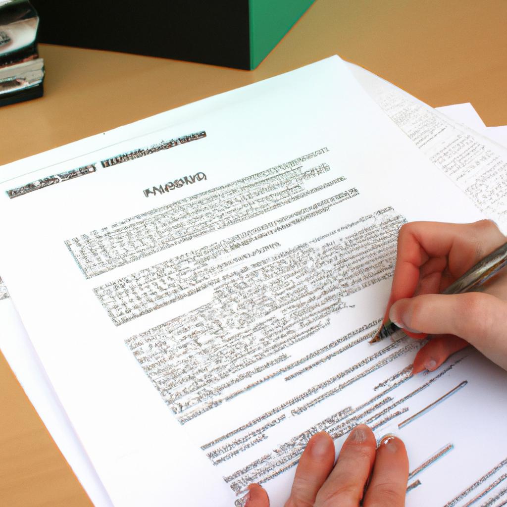 Person signing real estate documents